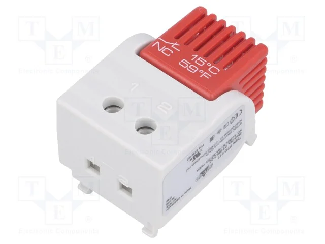 Sensor: Termostato, Nc, Topen: 15c, Tclos: 5c, 5a, 250vac, +5c