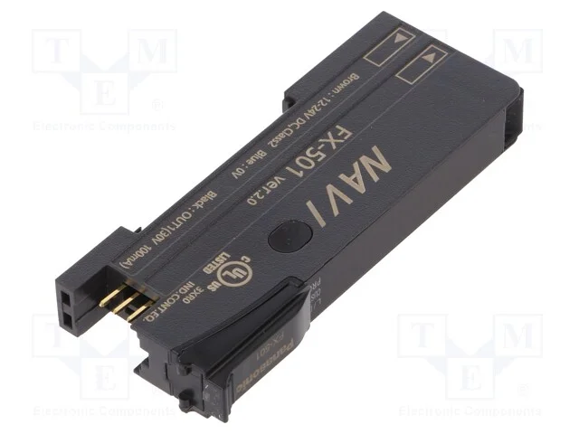 Sensor: amplificador de fibra ótica, NPN, IP40, 1.