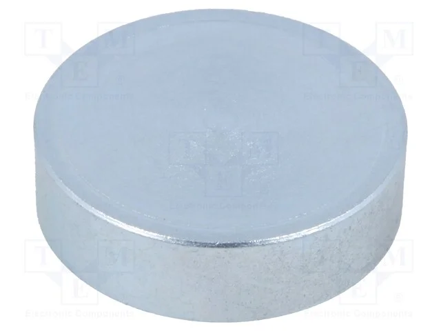 Íman: fixo, neodímio, H: 7mm, 200N, : 25mm, Mat.c.