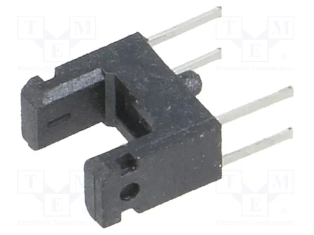 Sensor: Fotoeléctrico, Transmissor-Recetor (Ranhura), Tht, Pin: 4