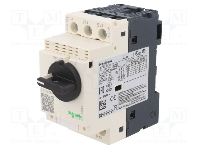 Disjuntor de Motor, 1,1/1,5kw, 230÷690vac, para Trilho Din, Ip20