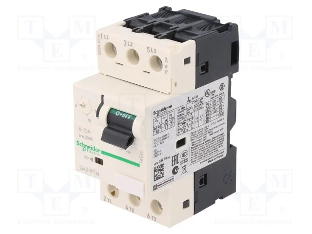 Disjuntor de Motor, 3/4kw, 230÷690vac, para Trilho Din, Ip20
