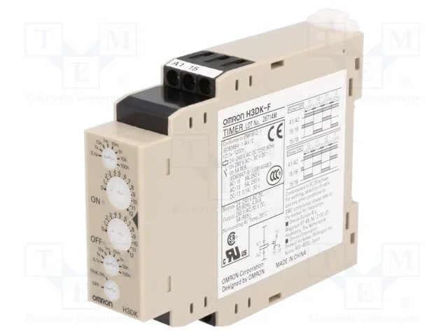 Relé Temporizado, 0,1s÷1200h, Spdt, 250vac/5a, Uten: 24÷240vac