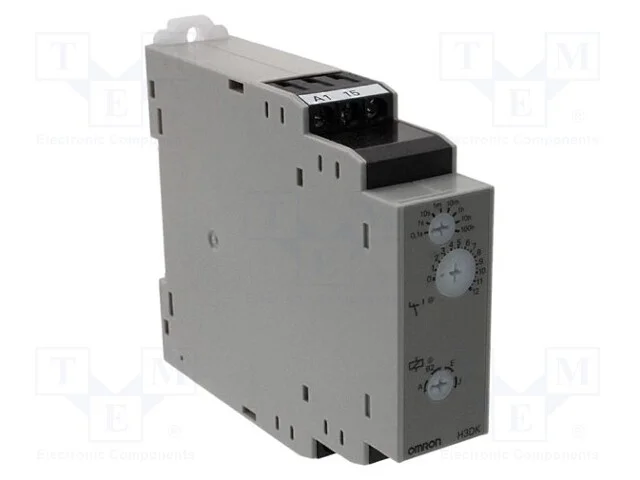 Relé temporizado, 0,1s÷1200h, SPDT, 250VAC/5A, Ut.