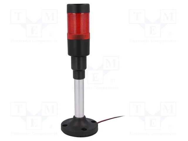 Sinalizador: Coluna de Sinalização, Led, Vermelho, 24vdc, 24vac