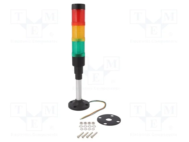 Sinalizador: Coluna de Sinalização, Led, 230vac, Hbjd-40, 40mm