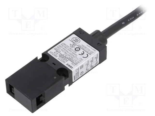 Interruptor de Segurança: de Chave, Hs6b, Nc X2 + No, Ip67, Preta