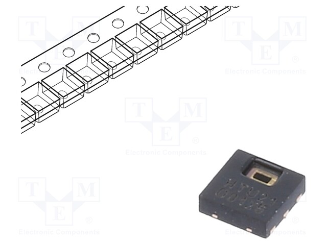 Sensor: Temperatura e Humidade, 0÷100%Rh, -40÷125c, 1,5÷3,6vdc