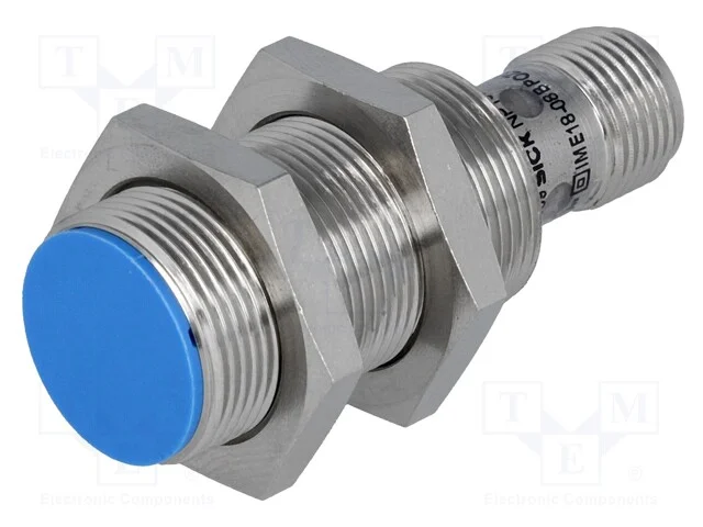 Sensor: Indutivo, Out: Pnp / Nc, 0&divide;8mm, 10&divide;30vdc, M18, Ip67, 200ma