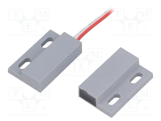 Reed switch, Pconex: 70W, 29x18,8x6,9mm, Conexões.