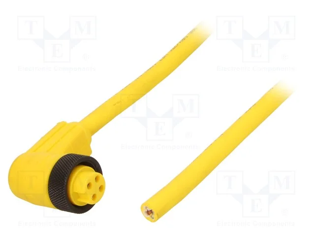 Cabo de Conexão, 7/8", Pin: 4, Angular, 3m, Ficha, 7,3a, -15÷90c