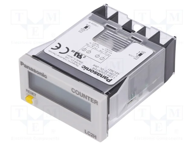 Contador: electrónico, LCD, impulsos, 99999999, I.