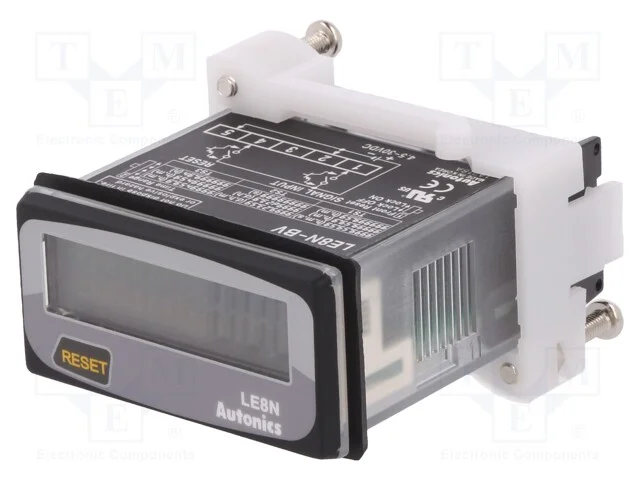 Contador: electrónico, tempo de trabalho, LCD, -1.