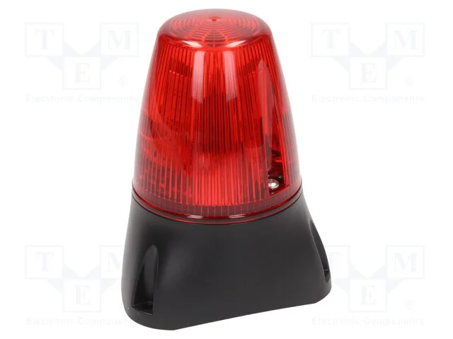 Sinalizador: Sonoro- Fônico, 20÷30vdc, 20÷30vac, LED X8, Vermelho