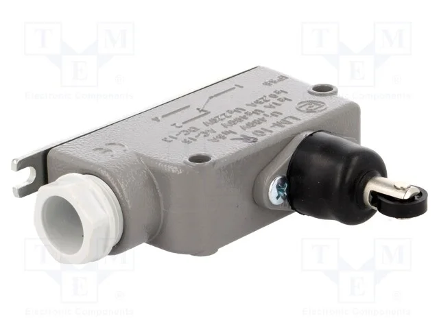 Interruptor Extremo, Rolo Longitudinal Plástico, Spdt, 6a, Ip56