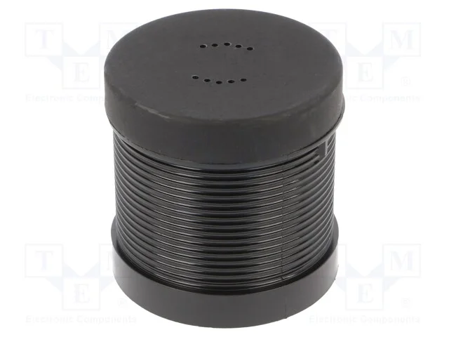 Sinalizador: Sonoro, Preta, 24vdc, Nível de Som: 90db, Ip33, Lt70