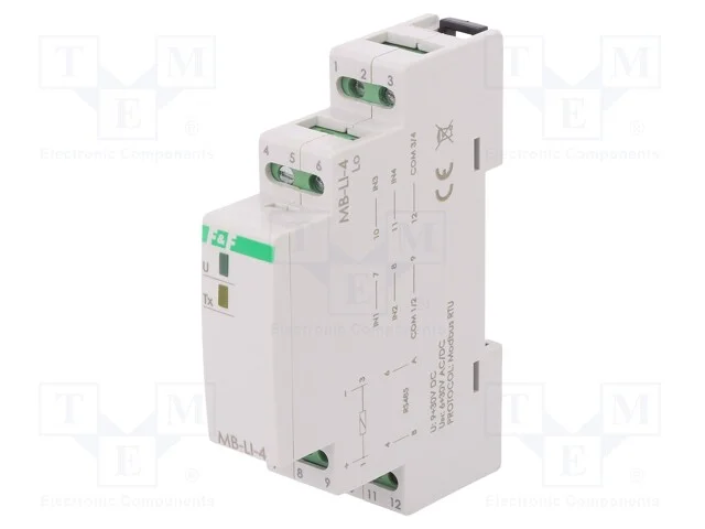 Contador: electrónico, impulsos, RS485 Modbus RTU.