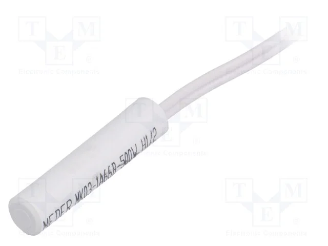 Reed switch, Pconex: 10W, 5,8x25,5mm, Conexões: f.