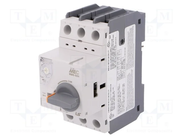 Disjuntor de motor, 4kW, 220÷690VAC, para trilho .