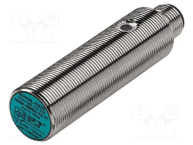 Sensor: Indutivo, Out: Pnp / No + Nc, 0&divide;8mm, 10&divide;30vdc, M18, Ip67