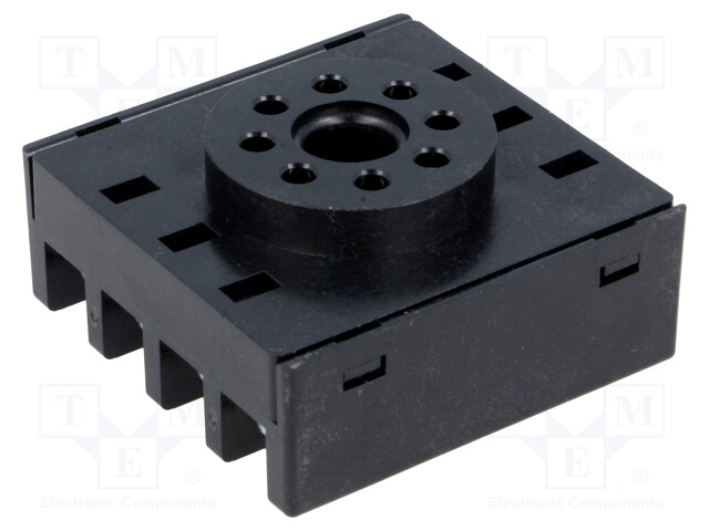 Acess.para relés: base, PIN: 8, no painel, 6A, 25.