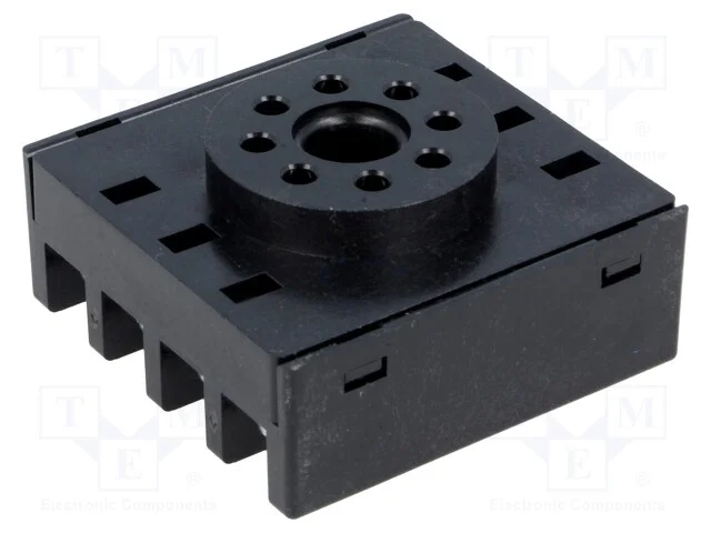 Acess.para relés: base, PIN: 8, no painel, 6A, 25.
