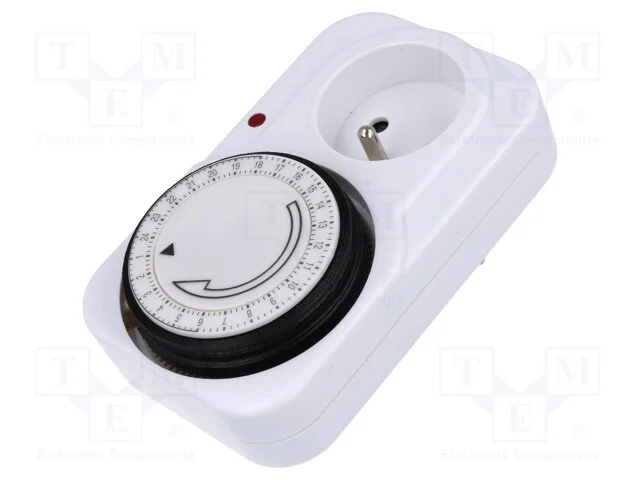 Programador de Tempo, 15min÷24h, 250vac/16a, Uten: 230vac, Pin: 2