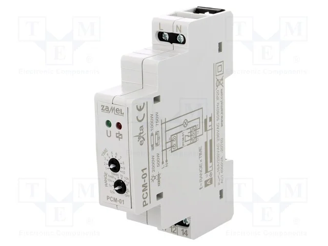 Relé Temporizado, 0,1s÷10dias, Spdt, 250vac/16a, Uten: 230vac