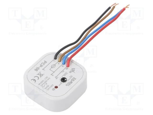 Relé temporizado, 10s÷16min, SPST-NO, 250VAC/5A, .