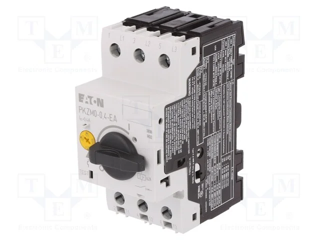 Disjuntor de Motor, 0,09kw, 220÷690vac, para Trilho Din, Ip20