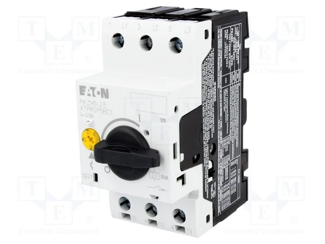 Disjuntor de Motor, 0,75kw, 220÷690vac, para Trilho Din, Ip20