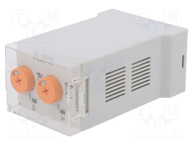 Relé temporizado, 0,5s÷10dias, DPDT, 250VAC/10A, .