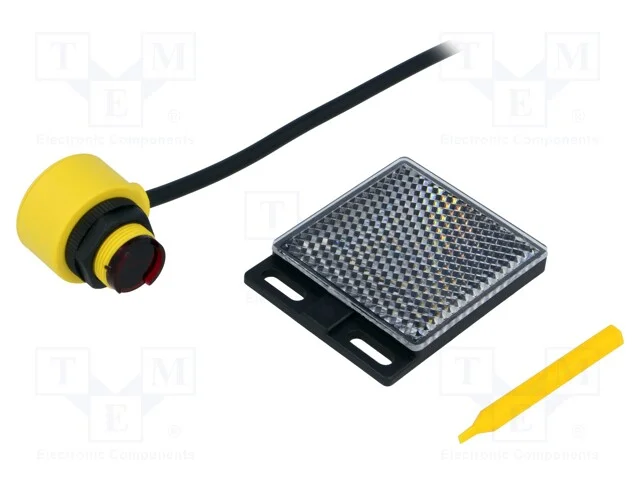 Sensor: Fotoeléctrico, Cobertura: 3m, Pnp, Dark-On,Light-On, 100ma