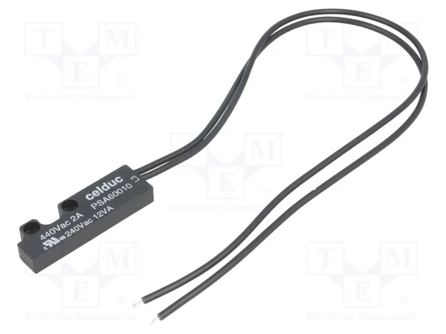 Reed switch, 51x16x7mm, Conexões: cabo 0,35mm, Co.