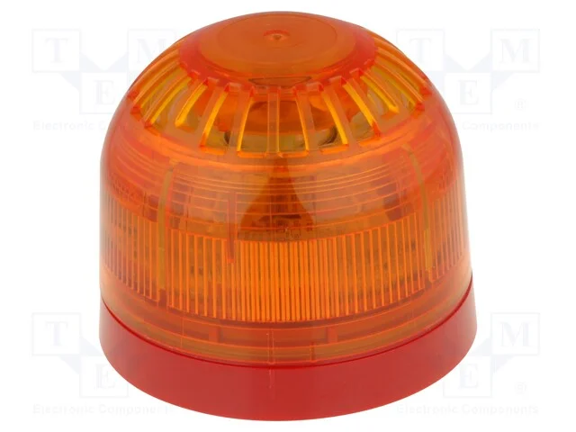 Sinalizador: Sonoro- Fônico, 17÷60vdc, Led, Vermelho, Ip21, 106db