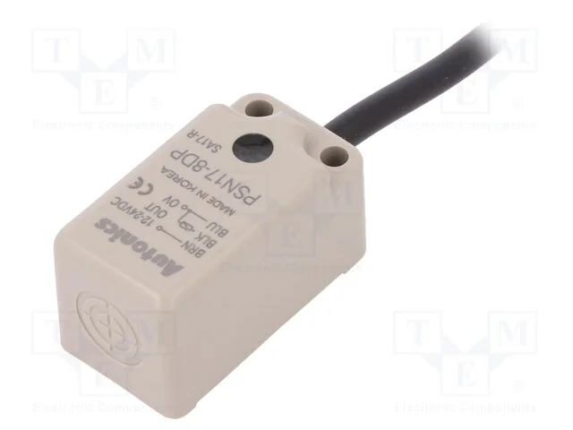 Sensor: Indutivo, 0&divide;8mm, Pnp / No, Uten: 10&divide;30vdc, 200ma, Cabo 2m