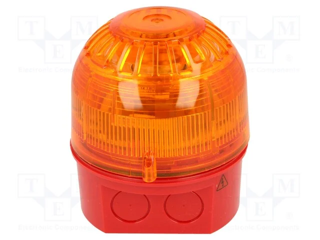 Sinalizador: Sonoro- Fônico, 110/230vac, Led, Vermelho, Ip65
