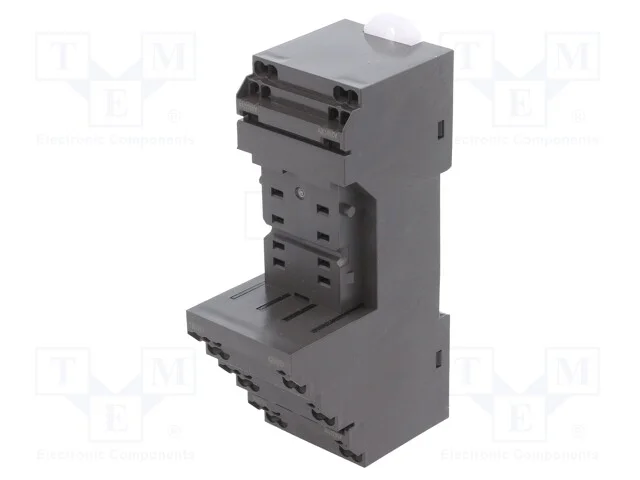 Acess.para relés: base, PIN: 8, para trilho DIN, .