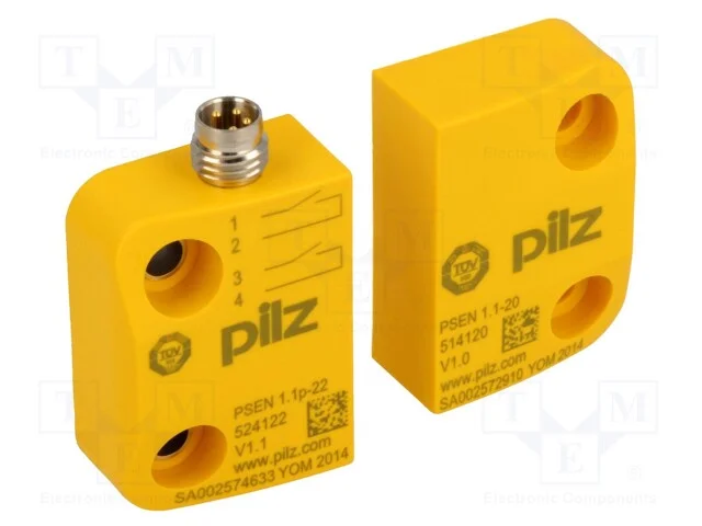 Interruptor de Segurança: Magnético, Psen 1.1, No X2, Ip67