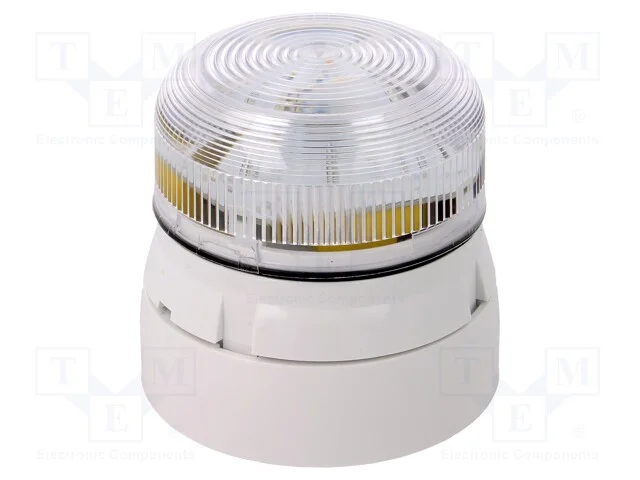 Sinalizador: Luminoso, Luz com Flash, Branca, Flashguard, 230vac