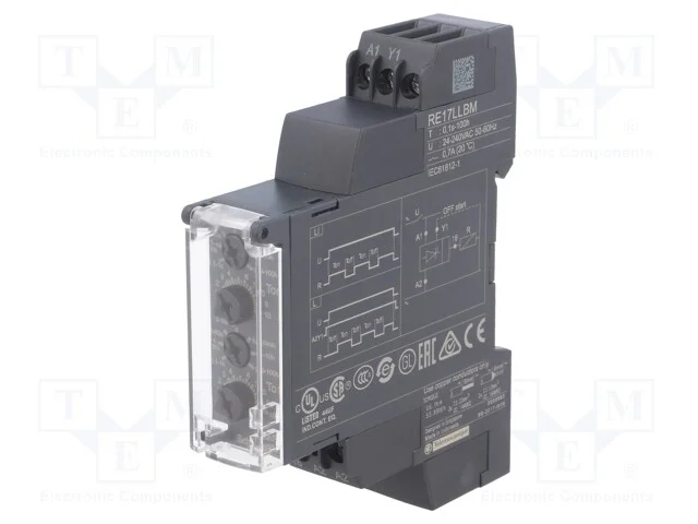 Relé temporizado, 0,1s÷100h, SSR, 230VAC/700mA,23.