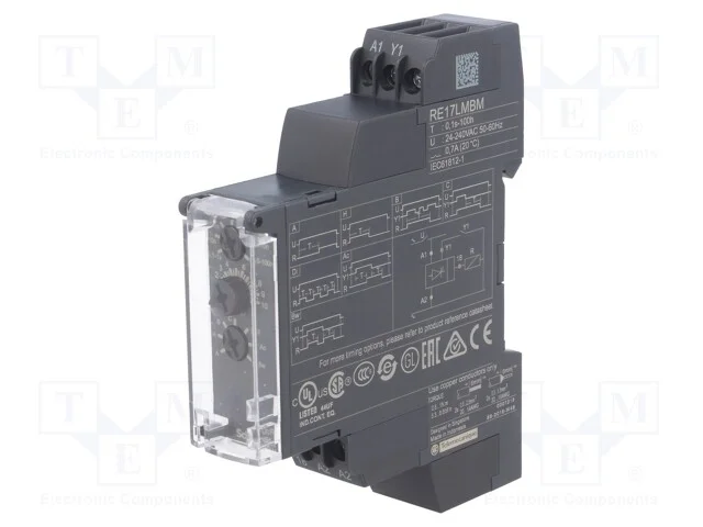 Relé Temporizado, 0,1s÷100h, Ssr, 230vac/700ma,230vdc/700ma