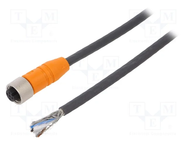 Cabo de Conexão, M12, Pin: 5, Simples, 10m, Ficha, 60vac, 4a, Ip67