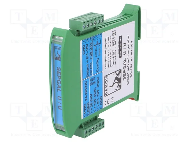 Indutor: Separador de Sinais, para Trilho Din, 0&divide;10v,1&divide;10v, Ip20