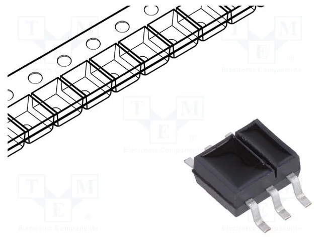 Sensor: Acoplador Óptico, Larg.Ranhuras: 3,4mm, 16v