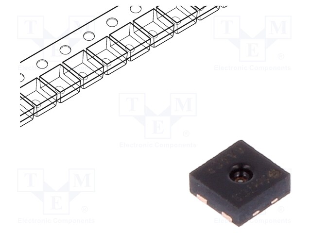 Sensor: Temperatura e Humidade, 0÷100%Rh, -40÷125c, -0,3÷4vdc