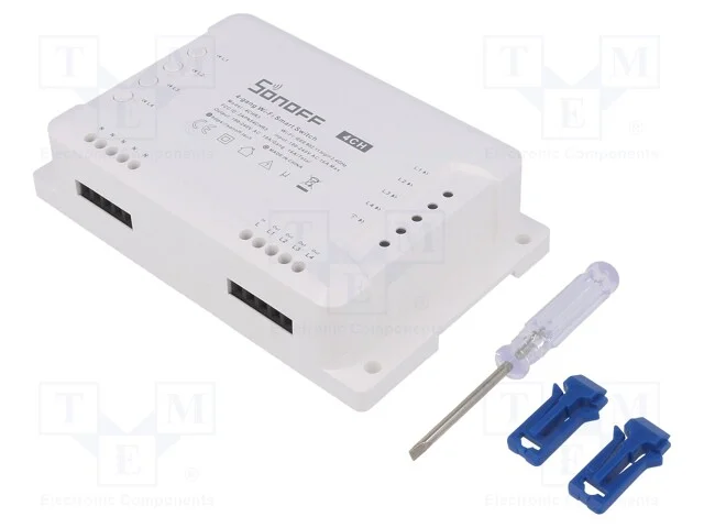 Controlador de quatro canais, 100&divide;240VAC, -10&divide;40C.