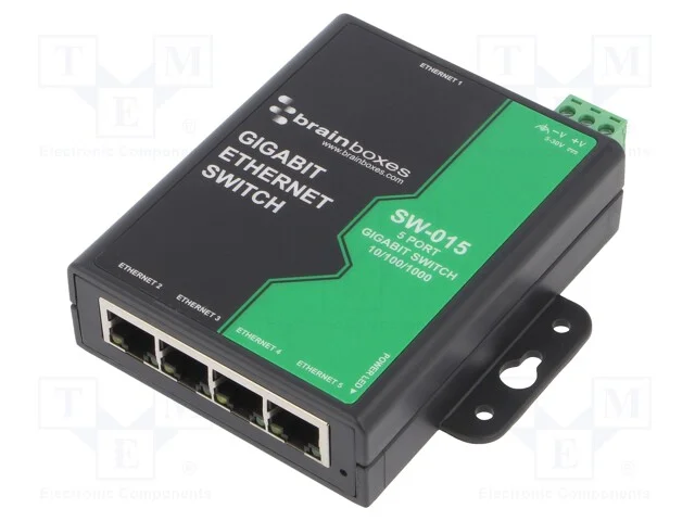 Switch Ethernet, não gerido, Número de portos: 5,.