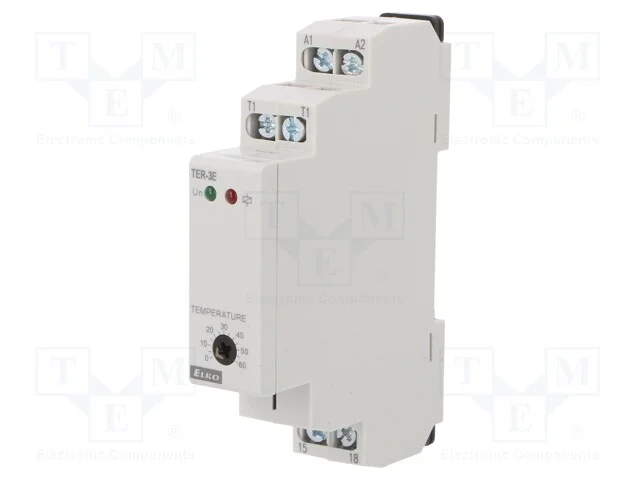 Sensor: Termostato, No, 16a, 250vac, Grampos de Torção, Ip10