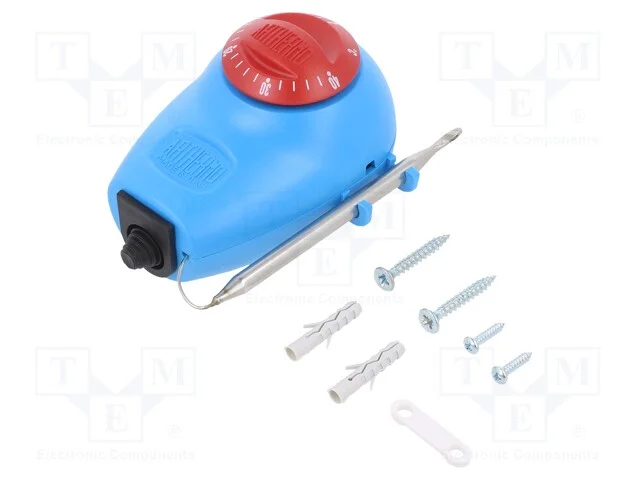 Sensor: termostato com capilar, SPDT, 16A, 400VAC.